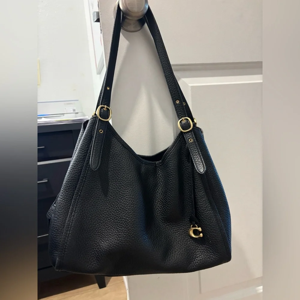 Coach Bella Leather Shoulder Bag - Picture 8 of 16